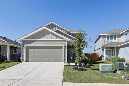 New construction Single-Family house 246 Trailside Ln, Bastrop, TX 78602 Hartley- photo 1 1