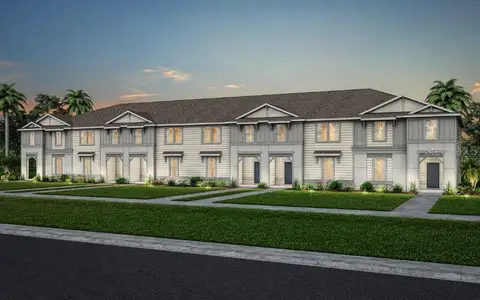 New construction Townhouse house 16196 Palm Frond Ave, Clermont, FL 34714 plan Castaway - End - image