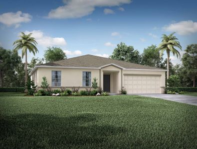 New construction Single-Family house 590 J T Sancho Street Southwest, Palm Bay, FL 32908 The Mesquite- photo 0