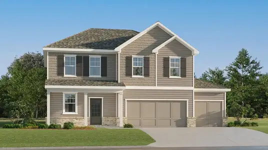 New construction Single-Family house 415 Panther Creek Ln, Jackson, GA 30233 plan Oakland - image
