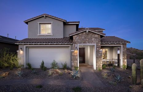 New construction Single-Family house 13758 W Whisper Rock Tr, Peoria, AZ 85383 Prato- photo 0
