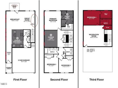 New construction Townhouse house 6980 Doddridge Lane, Unit 5, Cary, NC 27519 Sierra- photo 0