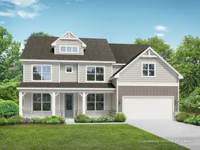 New construction Single-Family house 957 Island Ford Rd, Buford, GA 30518 plan The Danbury C - image
