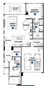 New construction Duplex house 3430 Club Terrace Wy, Wickenburg, AZ 85390 plan Evia - image