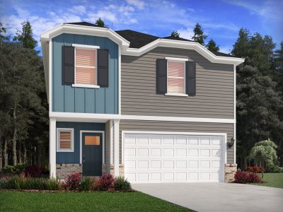 New construction Single-Family house 1413 Hatteras Rd, Durham, NC 27703 plan Lennon - image