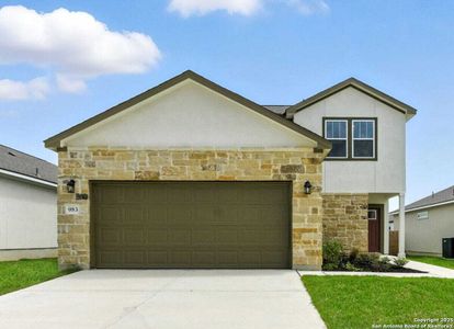 New construction Single-Family house 983 Manger Ln, New Braunfels, TX 78130 plan Pine View - image