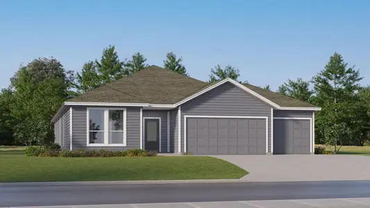 New construction Single-Family house 312 Heavenly Wy, Bertram, TX 78605 plan Santana - image