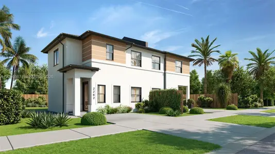 New construction Townhouse house 1285 Nw 71 Ter, Miami, FL 33147 - image