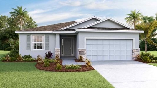 New construction Single-Family house 11105 Cotton Vale Place, San Antonio, FL 33576 - photo 0