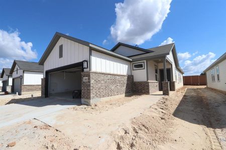 New construction Single-Family house 18014 Whitetail Run Lane, Hockley, TX 77447 Tempo II- photo 0