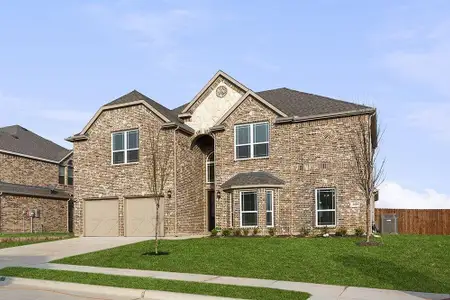 New construction Single-Family house 2610 White Plains Dr, Midlothian, TX 76065 plan Brentwood II F (w/Media) - image