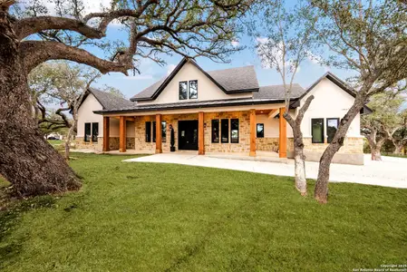 New construction Single-Family house 1583 Palomino Spgs, Bandera, TX 78003 - image