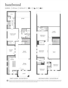 From great entertaining spaces to spacious and private bedrooms, our Gabriel floor plan is a home the entire family will enjoy!