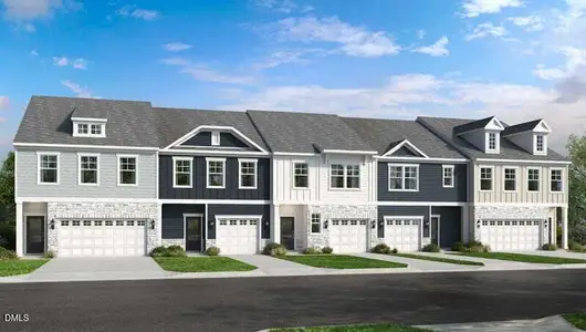 New construction Townhouse house 8765 Wardle Ct, Wake Forest, NC 27587 plan Sage - image