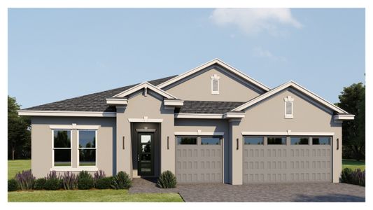 New construction Single-Family house 55 Greenhaven Pl, Ormond Beach, FL 32174 plan Egret (BL) - image