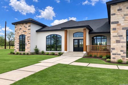 New construction Single-Family house 125 Hidden Hls, Floresville, TX 78114 - image