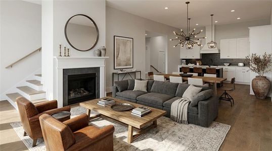 New construction Townhouse house 190 Rolison Wy, Fayetteville, GA 30214 - image 5