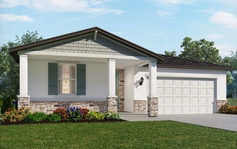 New construction Single-Family house 12610 Hourglass Wy, Dade City, FL 33525 plan Hibiscus - image