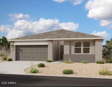 New construction Single-Family house 11846 N Eva Lane, Maricopa, AZ 85139 Larkspur Homeplan- photo 0