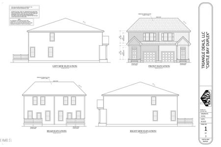 New construction Duplex house 211-217 N Jackson St, Dunn, NC 28334 - image