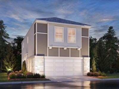 New construction Single-Family house 3215 Quiet Sunset Dr, Houston, TX 77080 plan The Winston (S120) - image