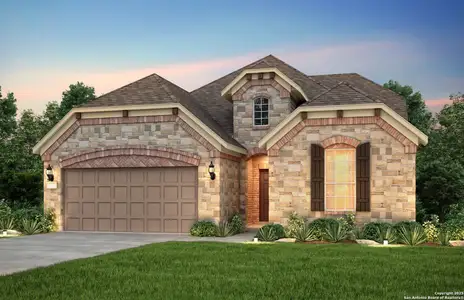 New construction Single-Family house 347 Alpine Lks, New Braunfels, TX 78130 plan Mooreville - image