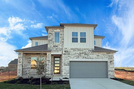 New construction Single-Family house 19708 Lucky Outlaw, Pflugerville, TX 78660 plan McKinley - image