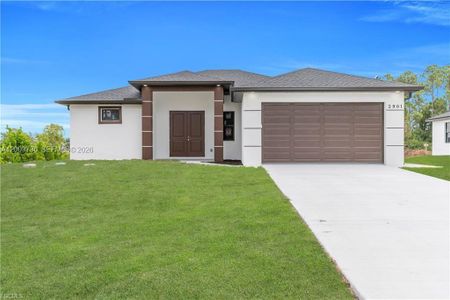 New construction Single-Family house 2903 Villa Ave S, Lehigh Acres, FL 33976 - image