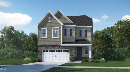 New construction Single-Family house 653 Emerald Bay Cir, Unit 823, Raleigh, NC 27610 - image