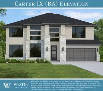 New construction Single-Family house 109 Green Brush Dr, Liberty Hill, TX 78642 plan The Carter IX - image