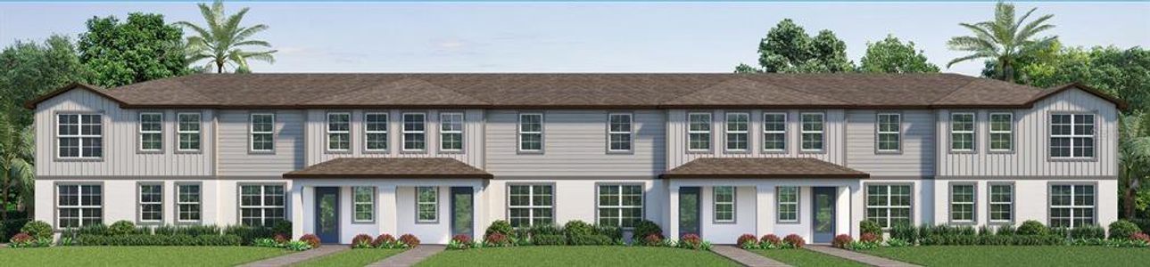 New construction Townhouse house 761 Mystic Gardens Dr, Apopka, FL 32703 - image