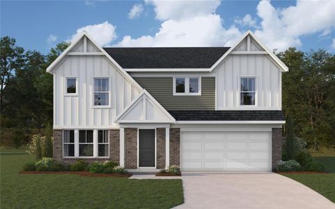 New construction Single-Family house 178 Warrior Ct, Hoschton, GA 30548 plan Jensen - image