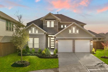 New construction Single-Family house 18714 Windy Orchard St, Manvel, TX 77578 plan Justin - image