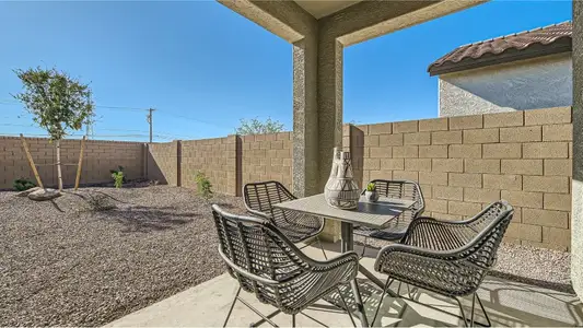 Covered patio