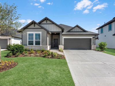 New construction Single-Family house 21802 Yellow Sunset Ln, Cypress, TX 77433 plan Caprock - image