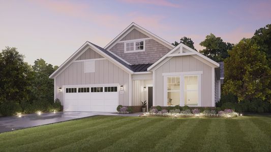 New construction Single-Family house 4185 Creek Bridge Cir, Charlotte, NC 28213 plan Portico - image
