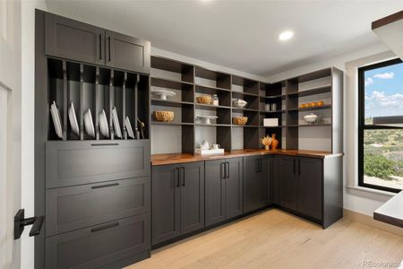 Custom walk-in pantry