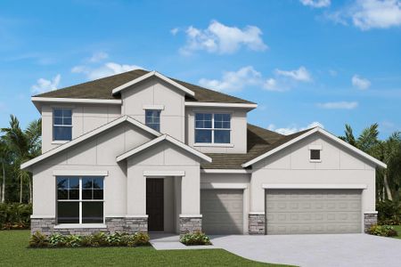 New construction Single-Family house 7747 Ocean Spray Trl, Palmetto, FL 34221 plan The Louetta - image