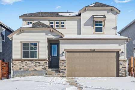 New construction Single-Family house 3362 N Buchanan Way, Aurora, CO 80019 Hayden II- photo 0