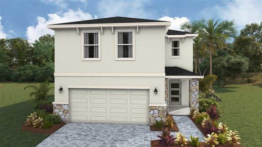 New construction Single-Family house 1927 Hammock Trace Dr, Parrish, FL 34219 plan Elston - image