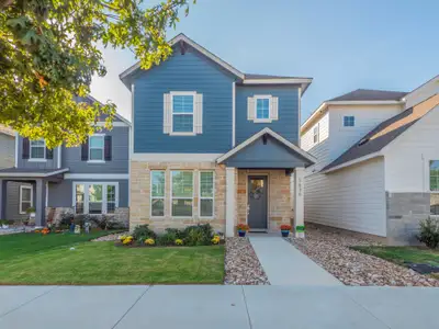 New construction Single-Family house 1636 Bella Dr, Leander, TX 78641 plan Poppy  - image