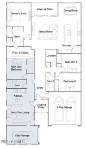 New construction Single-Family house 17595 W Lupine Ave, Goodyear, AZ 85338 plan Trillium Plan 4585 - image
