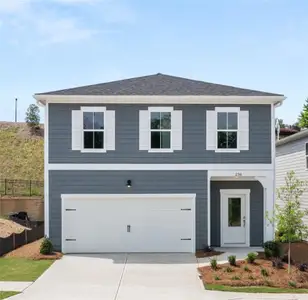New construction Single-Family house 236 Black Walnut Wy, Canton, GA 30114 plan The Burton A - image