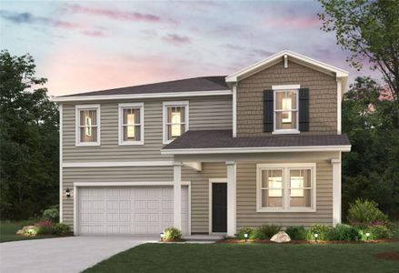 New construction Single-Family house 5270 Mulberry Creek Wy, Flowery Branch, GA 30542 Travis- photo 0