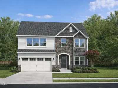 New construction Single-Family house 377 Pecan Valley Wy, Four Oaks, NC 27524 plan Porter II - image
