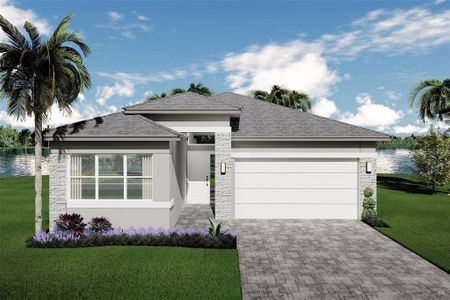 New construction Single-Family house 3546 Malta Ave, Wesley Chapel, FL 33543 Ibis- photo 0