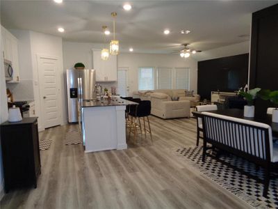 View of the Open Concept Living/Dining/Kitchen