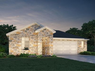 New construction Single-Family house 273 Honey Onyx Trl, Kyle, TX 78640 The Burnett (825)- photo 1 1