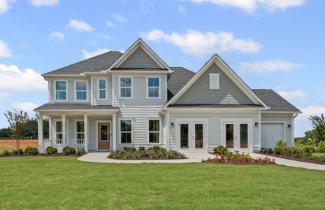 New construction Single-Family house 416 Aidens Blf, Hoschton, GA 30548 plan Riverton - image