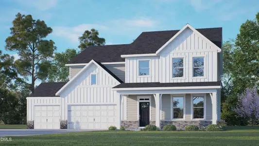 New construction Single-Family house 30 E Fire Opal Ct, Clayton, NC 27520 plan Jordan - image